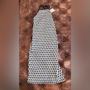 Zara Black and White Midi Dress